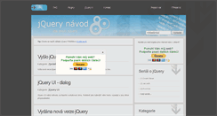 Desktop Screenshot of jquery-navod.cz