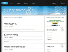 Tablet Screenshot of jquery-navod.cz